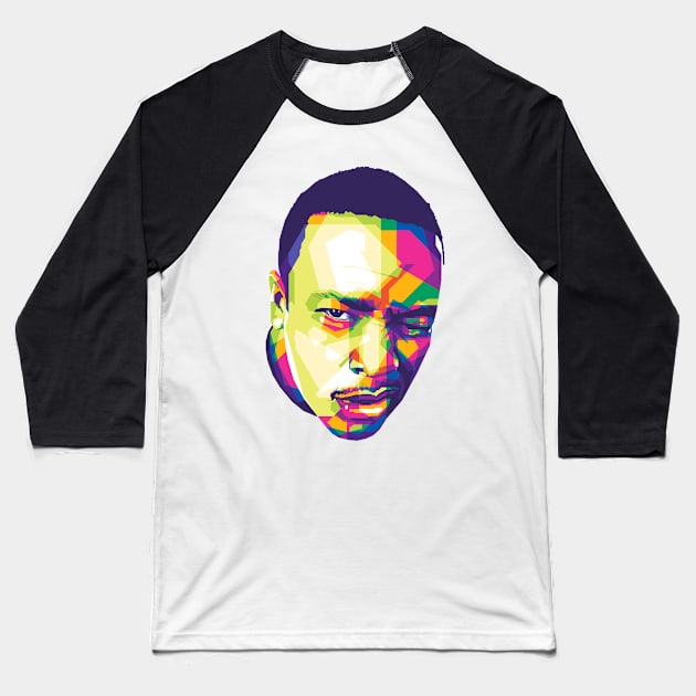 Dr. Dre Wpap Pop art Baseball T-Shirt by dr.dre45_